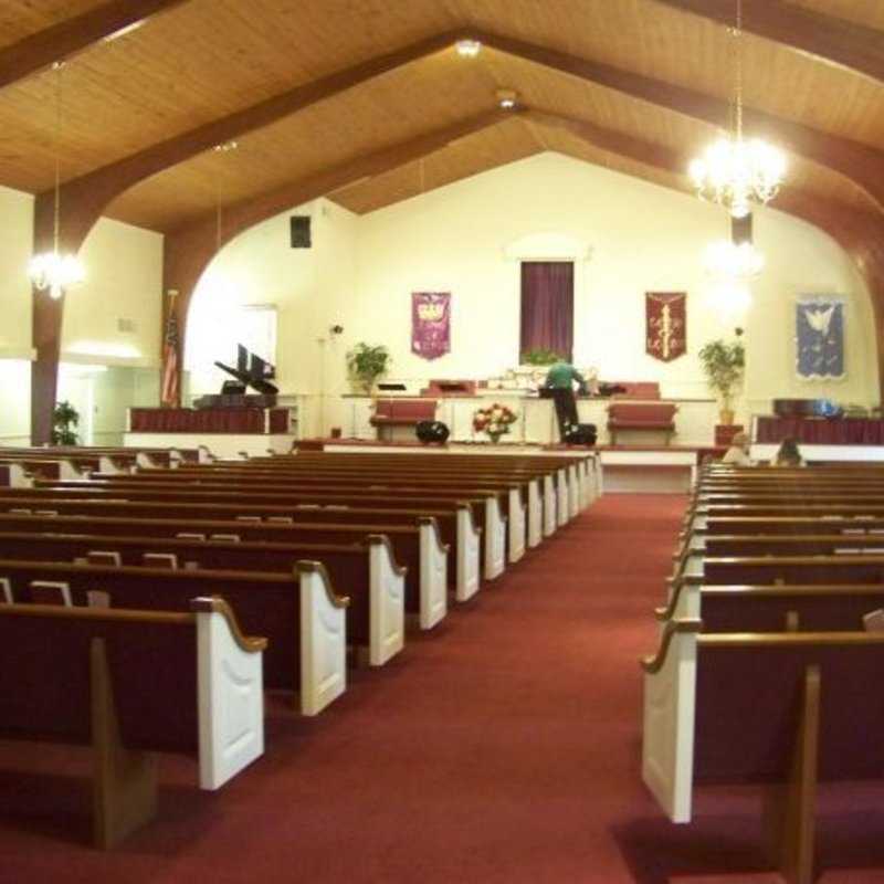 Inside Leesville Road Baptist Church