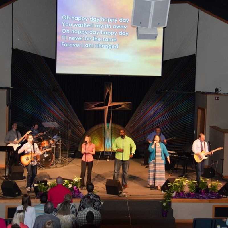 Easter service at New Covenant Community Church