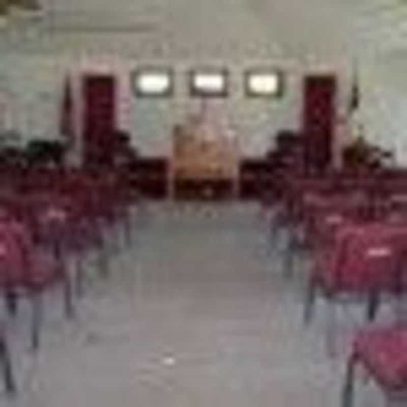 The auditorium of Downeast Baptist Church