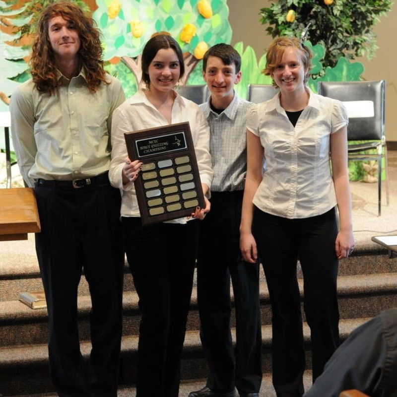 Youth Bible Quizzing - Hawkesville Champions in 2014