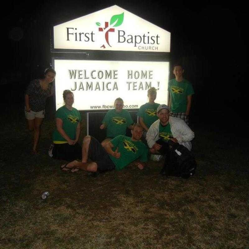 Welcome home Jamaica  team