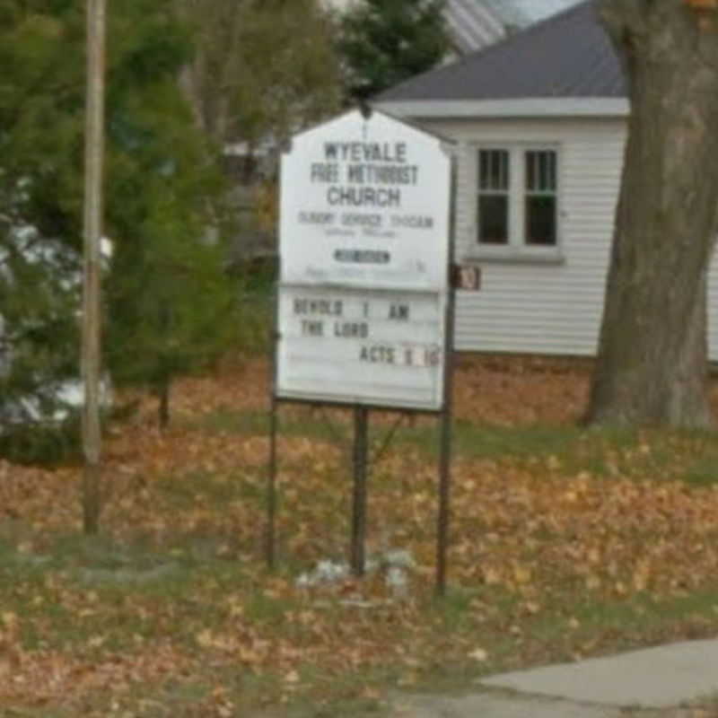 Wyevale Free Methodist Church sign