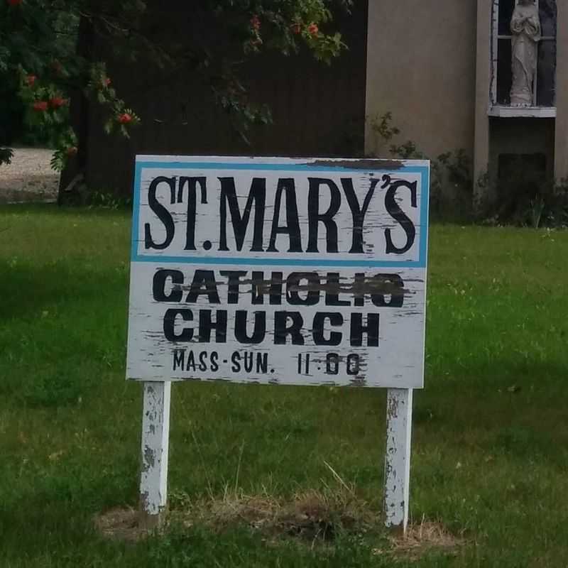 St. Mary's Church sign