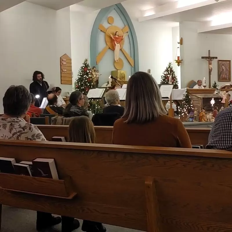 Oh Holy night, St Peter's choir Milk River Alberta Christmas Eve Mass 2022