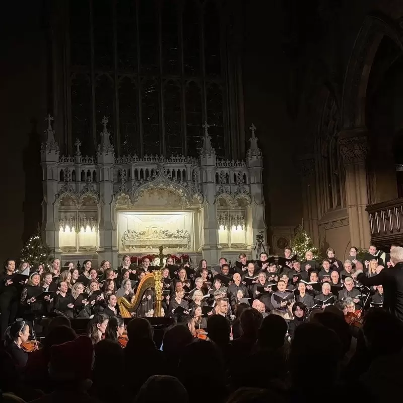 2024 Christmas concert by the Brooklyn Chamber Orchestra and the New York Choral Society at St. Ann & the Holy Trinity Church