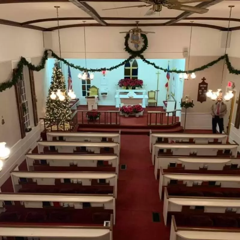 St. Stephen's decorated for Christmas