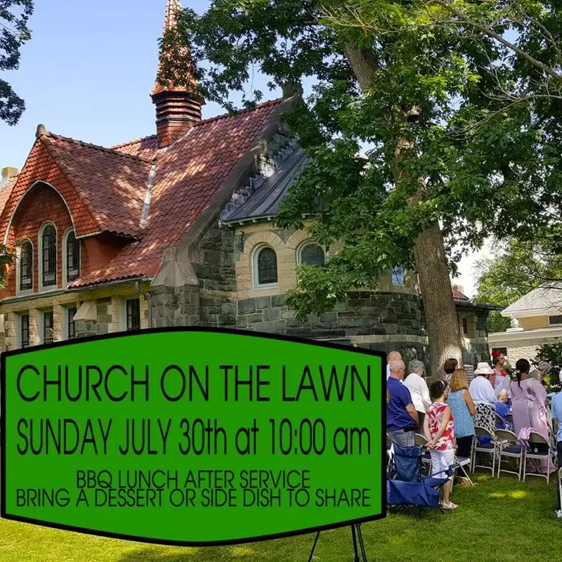 Church on the lawn - Sunday July 30th 2017