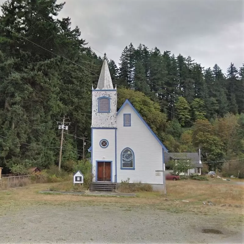 Quadra Island United Church Quathiaski Cove BC - photo courtesy of Tanya Storr