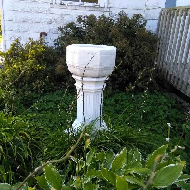 St. Columba's baptismal font - photo courtesy of Heritage Trust of Nova Scotia