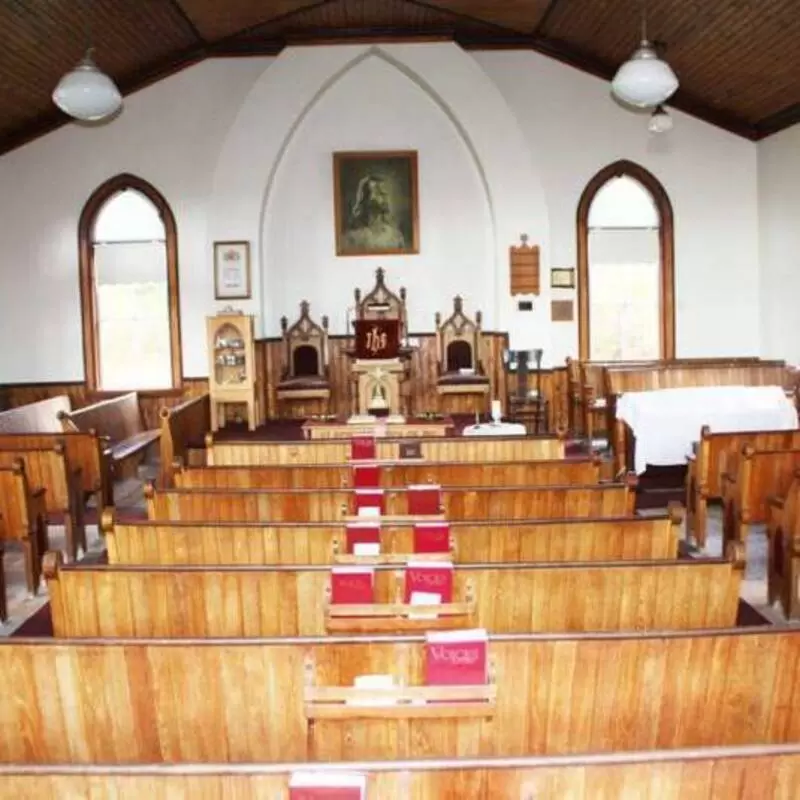 St. Matthew's United Church Marble Mountain interior - photo courtesy of Cape Breton Post