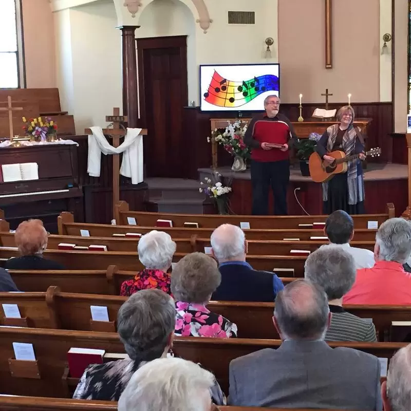 Sunday service at Centralia United Church for the Villages Rural Ministries Combined Service