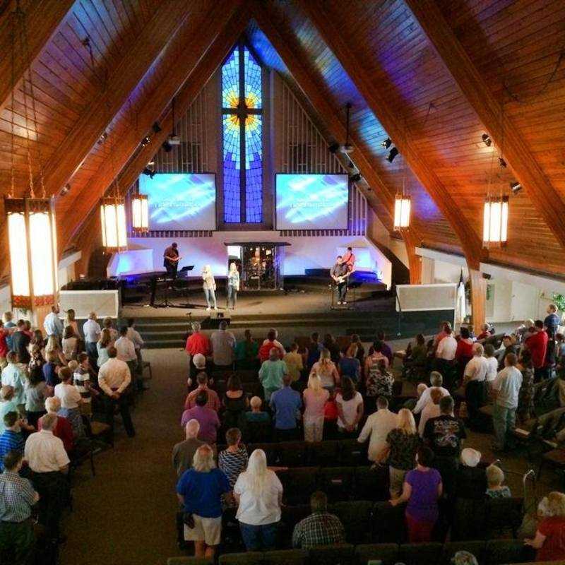 Sunday service at 22nd Street Baptist Church