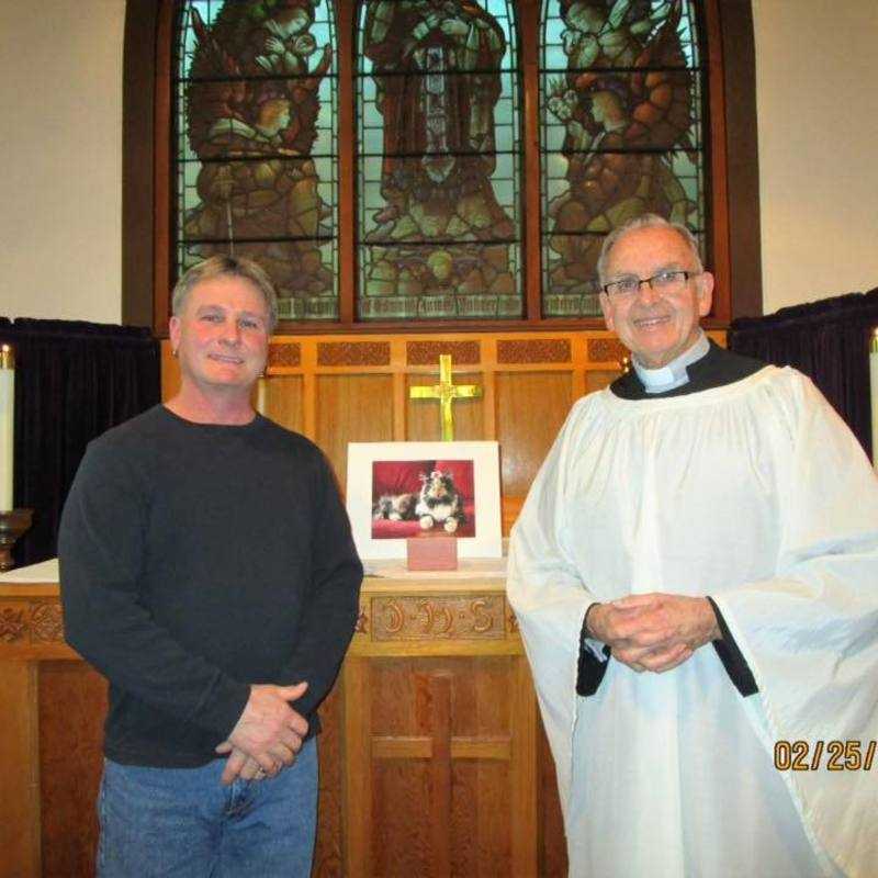 The first personalized Pet Memorial Blessing at St. Michael & All Angels