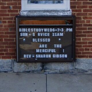 Asbury United Methodist Church sign