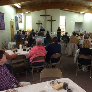 Seder meal officiated by Dr. Philip Payne