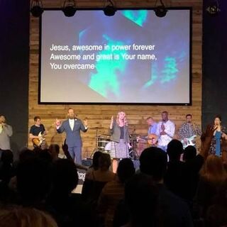 Sunday service at Crossroads Church