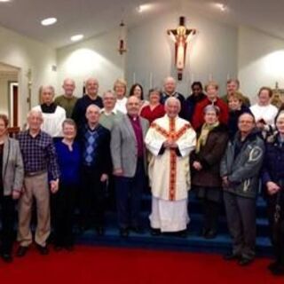 Father Michael Horlick who celebrated the Holy Eucharist on his 30th Anniversary on his Ordination to the Sacred Priesthood.