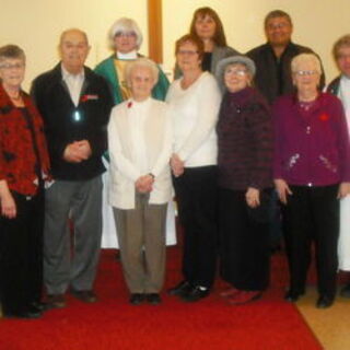 Members of St. Andrew's congregation present for the Service of Thanksgiving for the parish held Nov 9, 2014