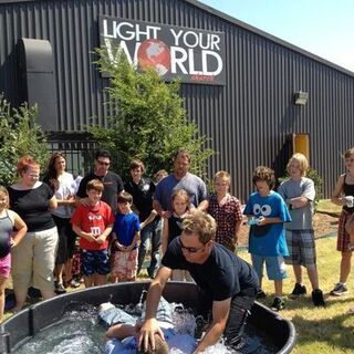 Light Your World water baptism 2012