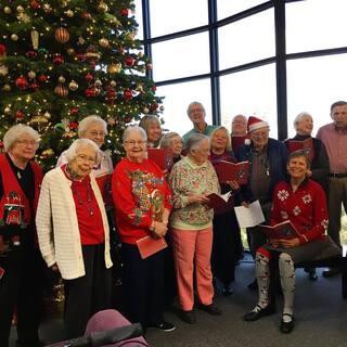 Caroling at Valley Heights 2019