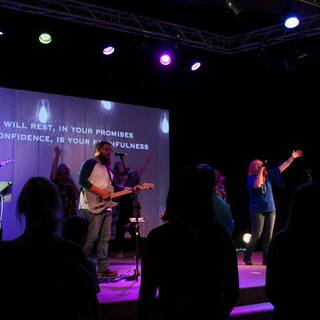 Sunday worship at NewSong Church