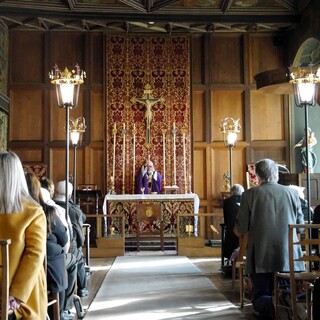 Holy Mass with Archbishop Cushley in the Chapel Royal - photo courtesy of Archdiocese of St Andrews & Edinburgh