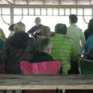 Bishop Bob plays Guitar at the Park Picnic