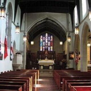 Inside the church