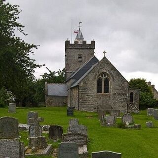 St. Peter's Church Catcott 8th June 2017 - Flag flying at half mast