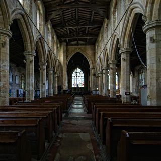 The Church of St Mary and the Holy Rood interior