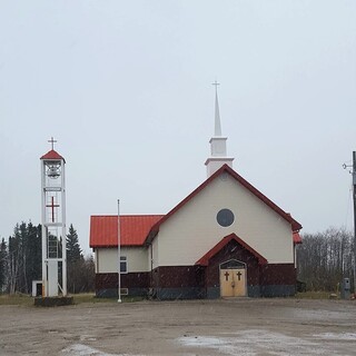 St. John's Church Split Lake MB - photo courtesy of Freda Keeper