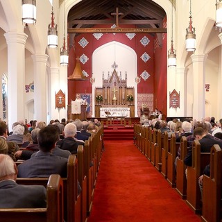 Sunday worship at Trinity Lutheran Church Greenville