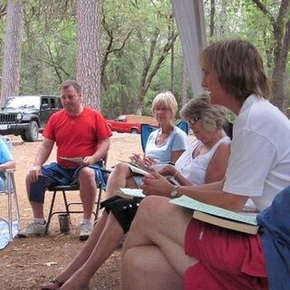 Grace Lutheran Campout - Pastor Leads Worship