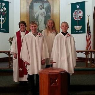 Confirmands at Rock Creek