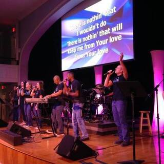 Senior Sunday 2014 - Fuse Band leading worship