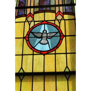 Stained glass window