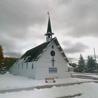 St. James church in winter