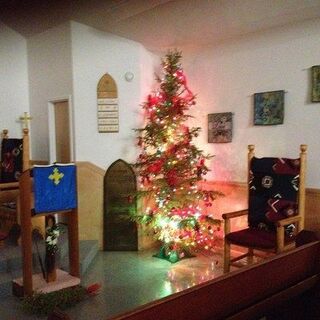 Christmas tree at St. Stephen's