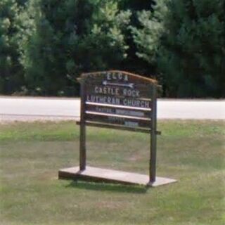 Castle Rock Lutheran Church sign