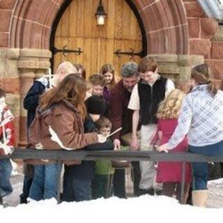 Burning Palm Crosses for Ash Wednesday