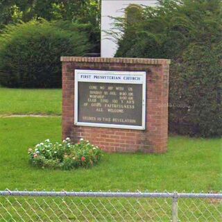 First Presbyterian Church Darby sign