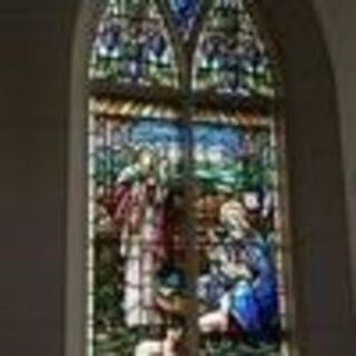 Like all of our churches in the parish, Christ Church has beautiful commemorative stained glass.
