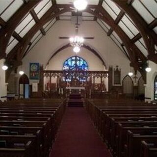 Inside the church