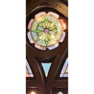 One of the many beautiful windows at 1st Ave Pres - photo courtesy of Barry M. Roberts