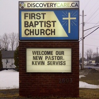 Our church sign