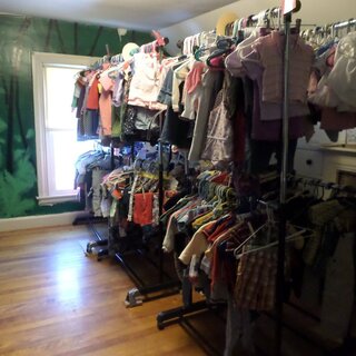 The Clothes Closet at the Bowdoinham Church of the Nazarene