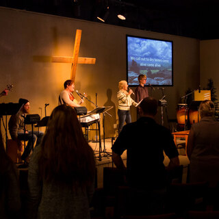 Sunday worship at The Connection Church of the Nazarene Castle Rock