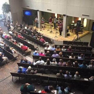 Sunday worship at Compass Fellowship