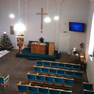 The Worship area ready for Messy Church