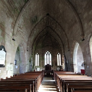 Ladykirk Parish Church interior - photo courtesy of Eliot Collins